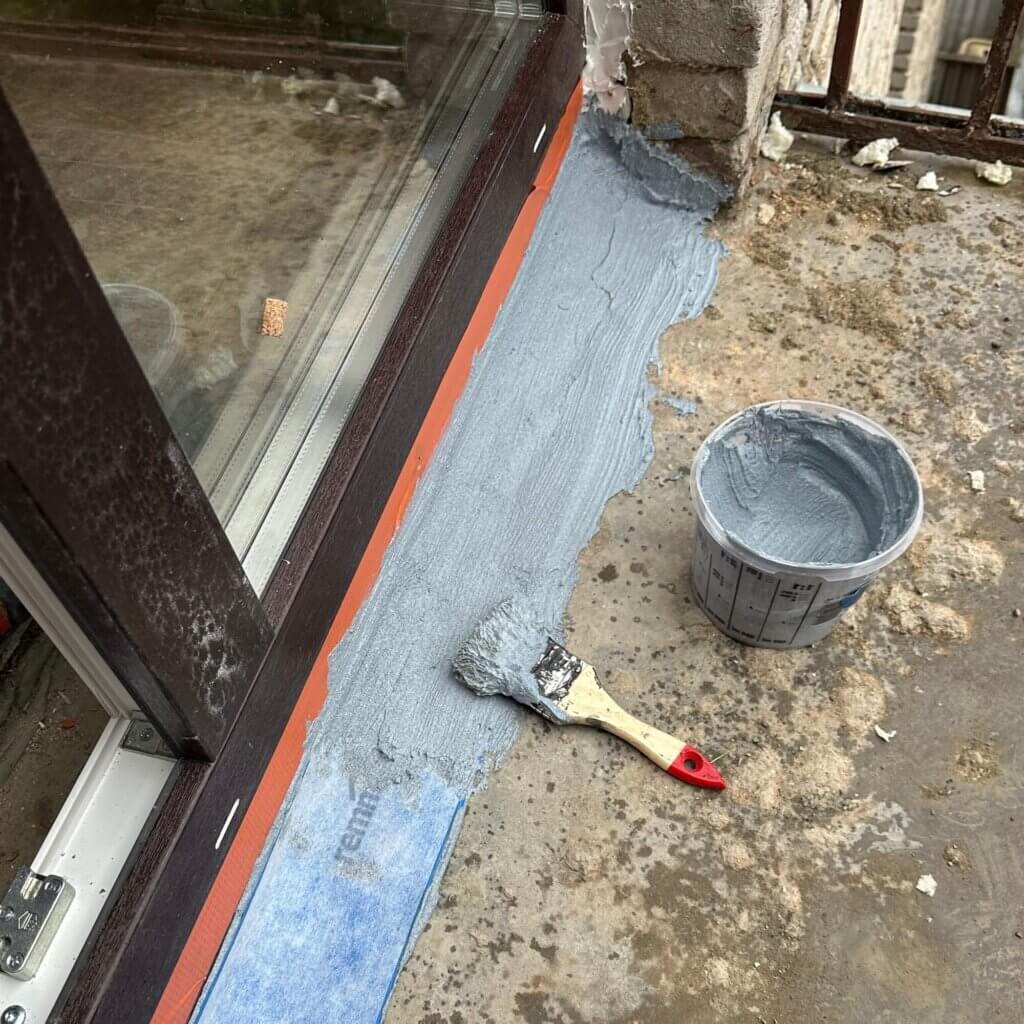 двухкомпонентный герметик Лента гидроизоляционная премиум-класса высококачественная на основе нитрилбутадиенового каучука с нетканым покрытием из полипропиленового волокна