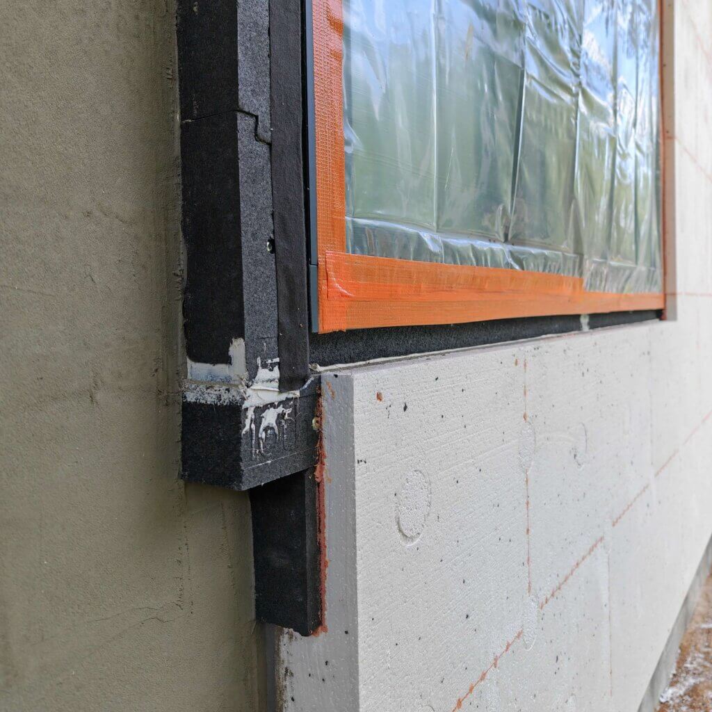 монтаж в зоне утеплителя фото в разрезе монтаж в минске и беларуси